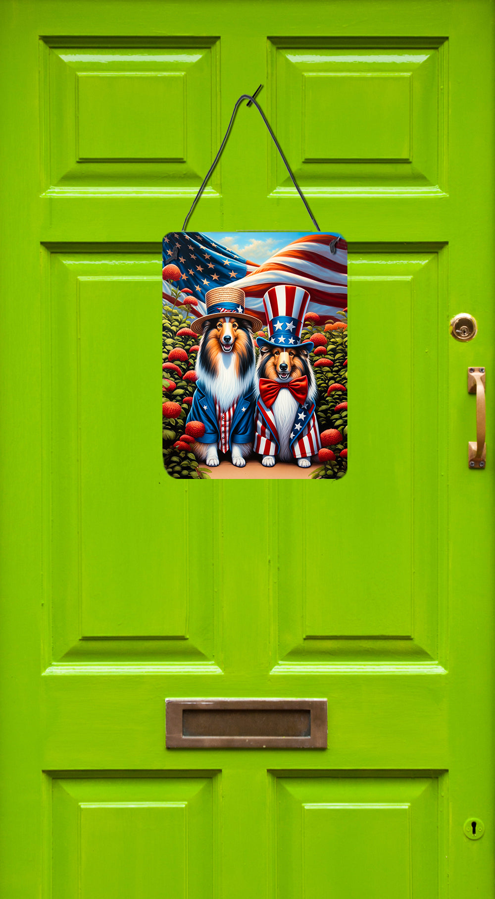 All American Sheltie Wall or Door Hanging Prints