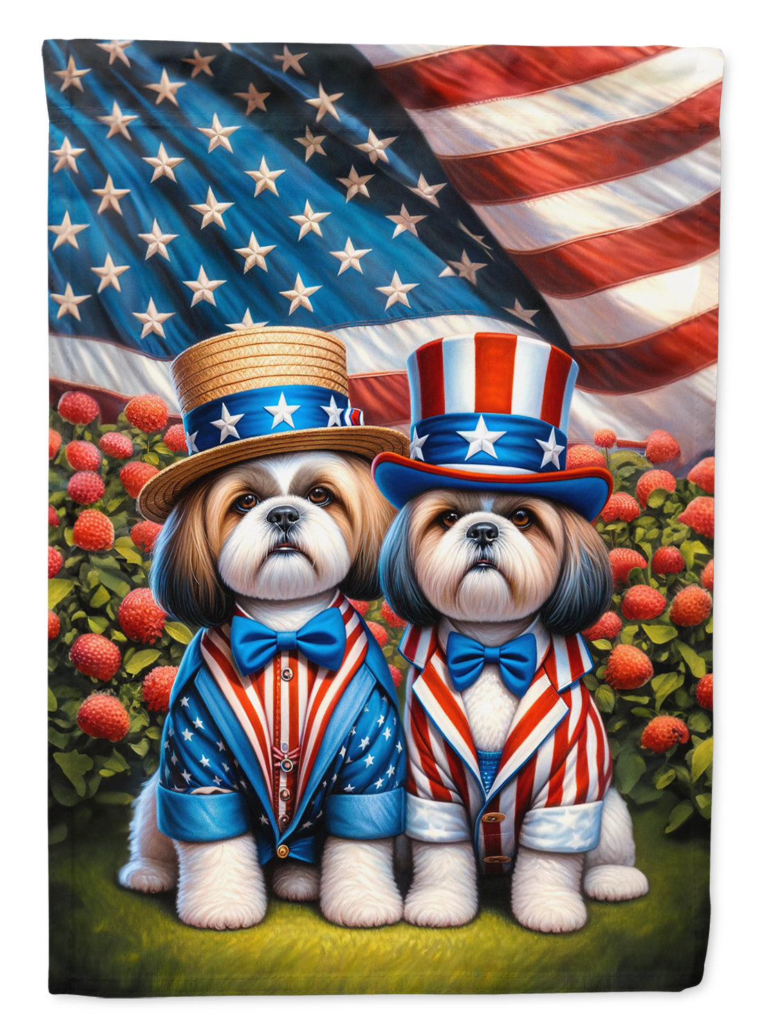 Buy this All American Shih Tzu House Flag