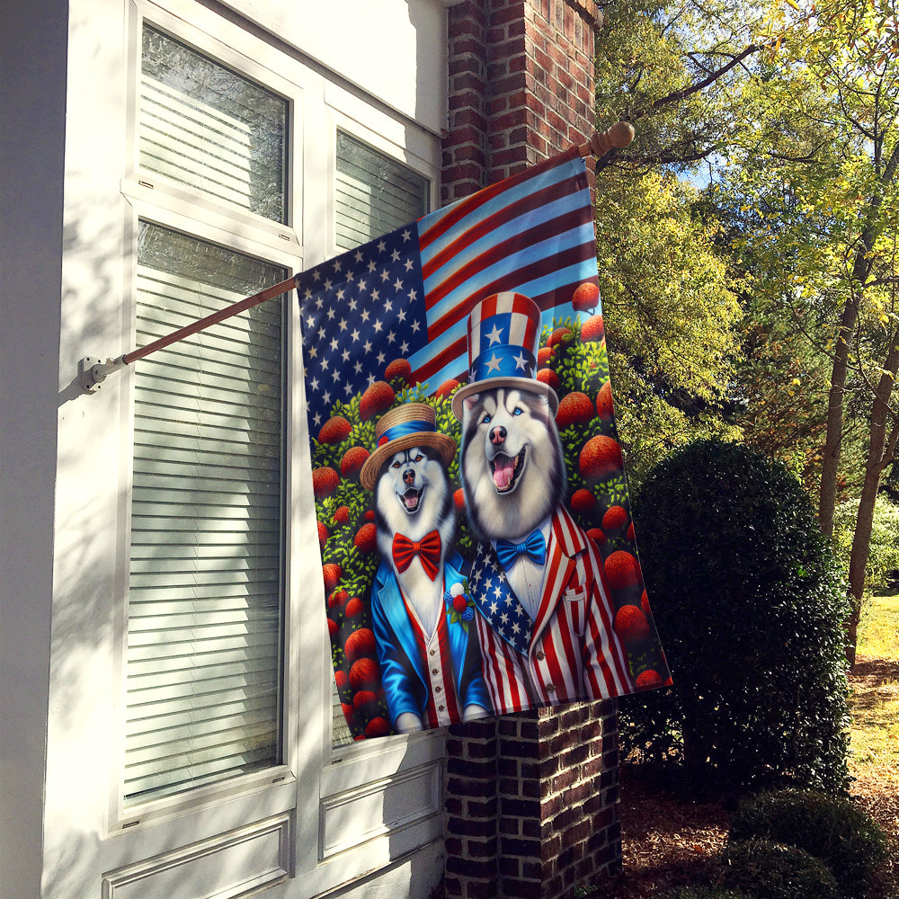 Buy this All American Siberian Husky House Flag