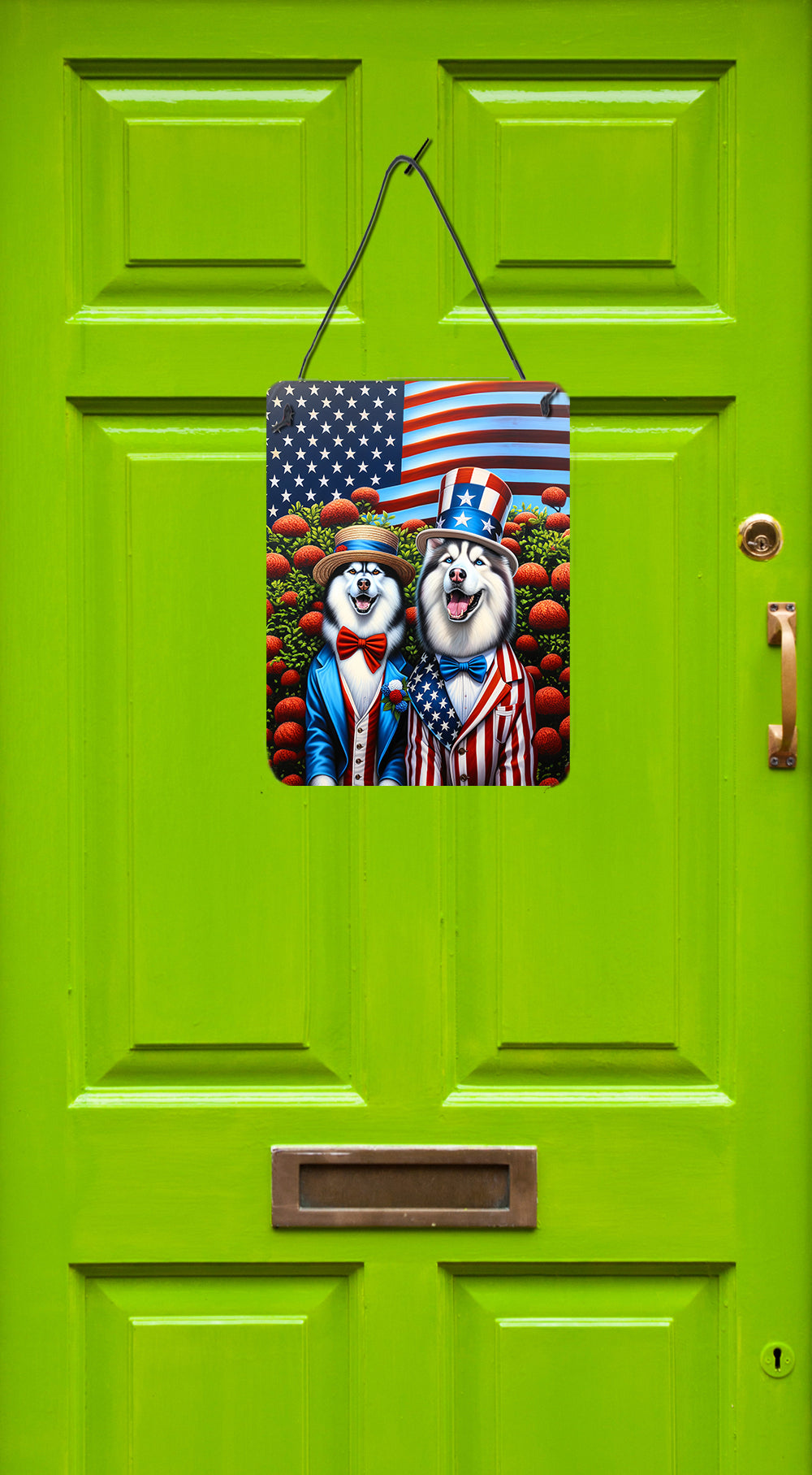 Buy this All American Siberian Husky Wall or Door Hanging Prints