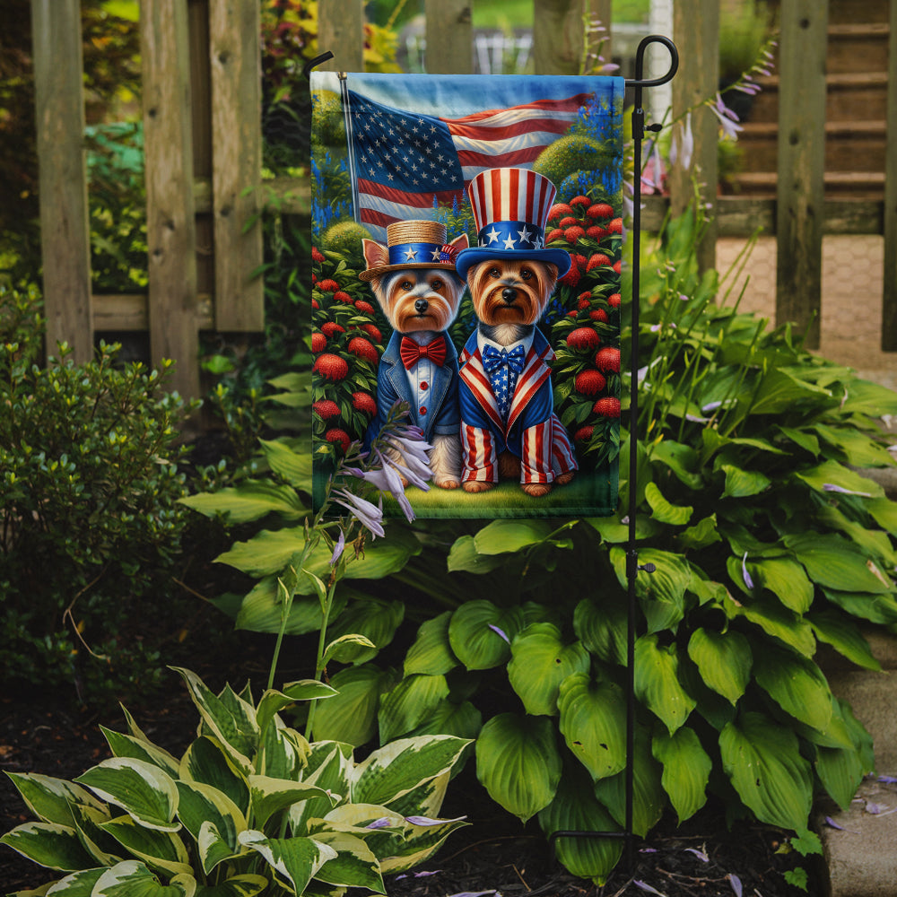 Buy this All American Silky Terrier Garden Flag