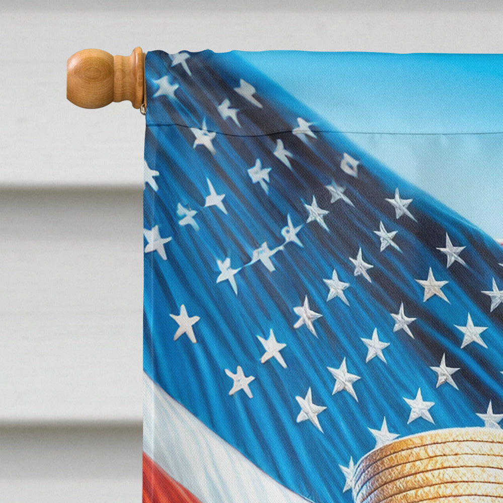 All American Silky Terrier House Flag