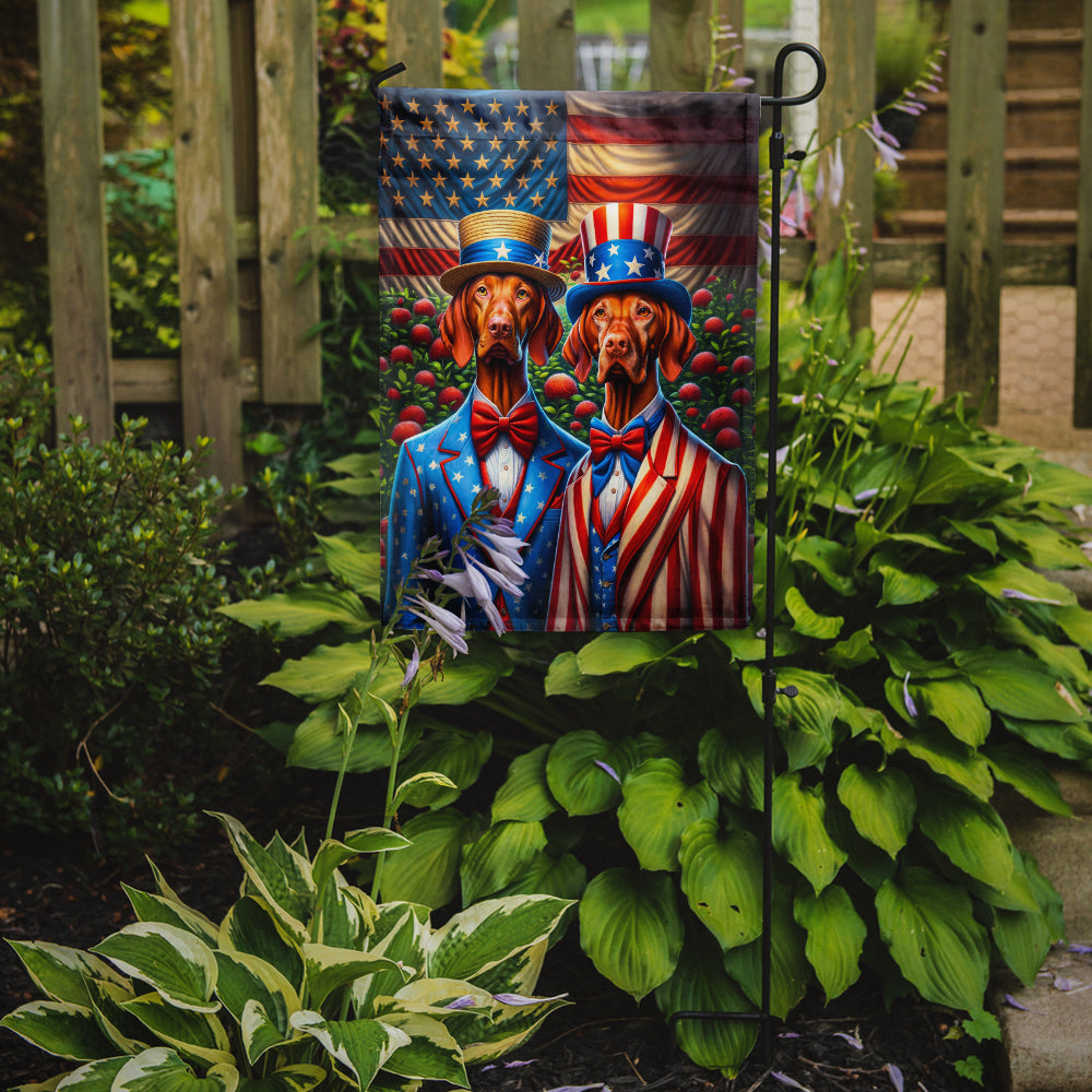 Buy this All American Vizsla Garden Flag