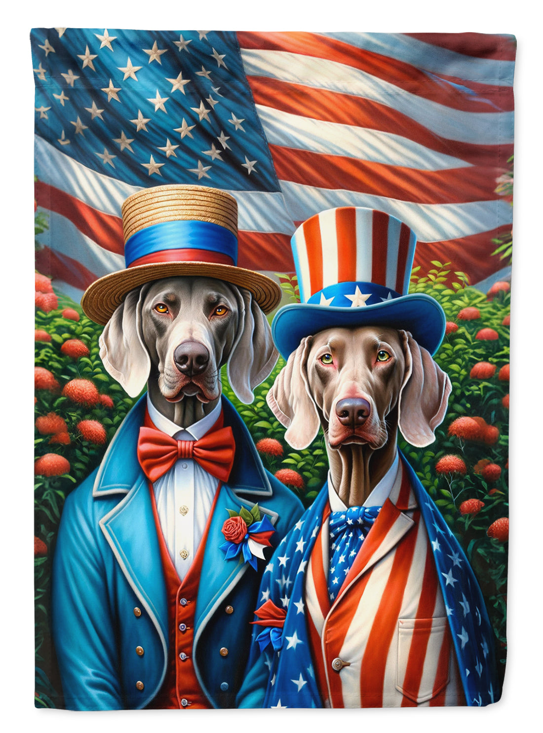 Buy this All American Weimaraner House Flag