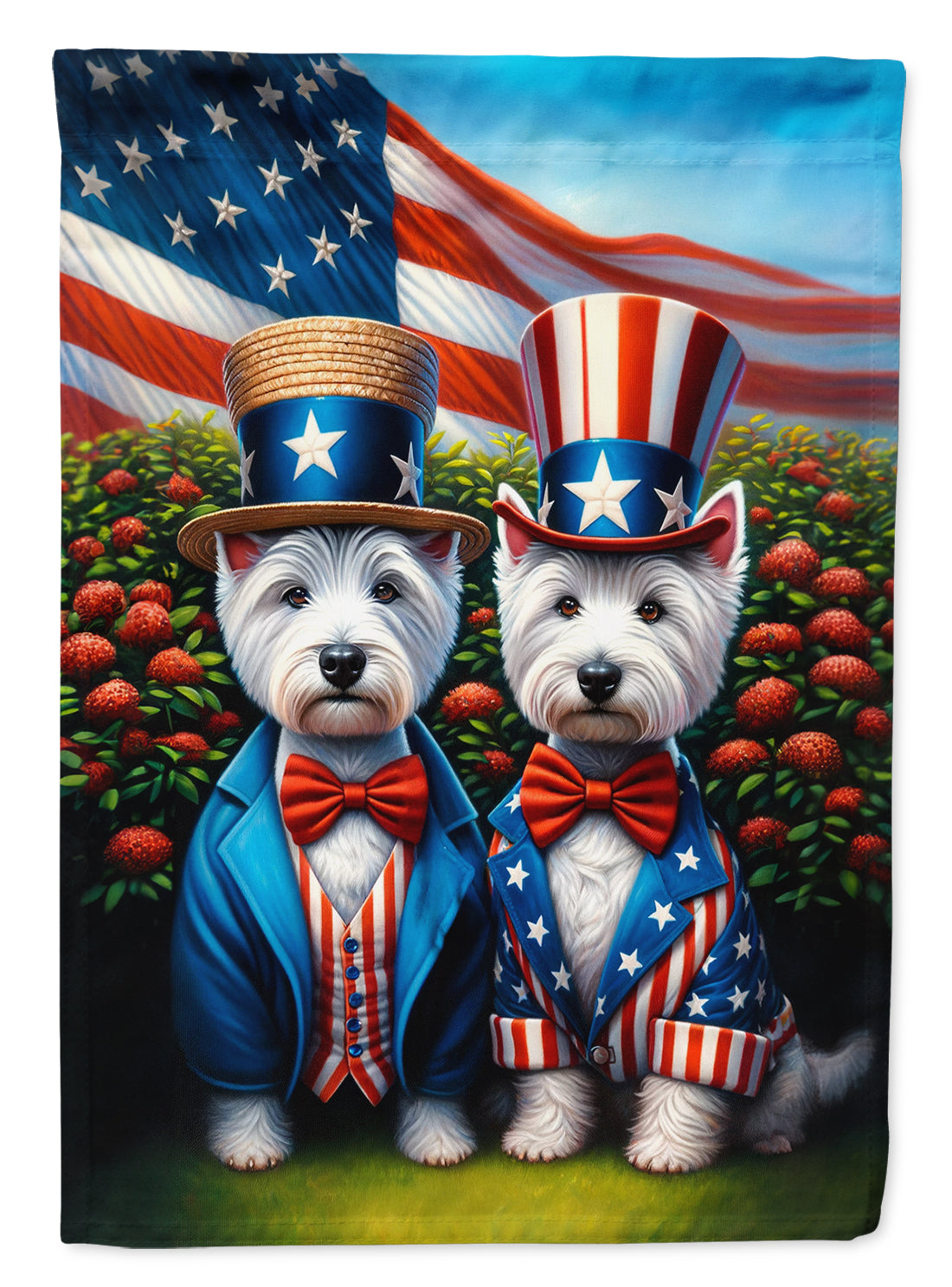 Buy this All American Westie House Flag