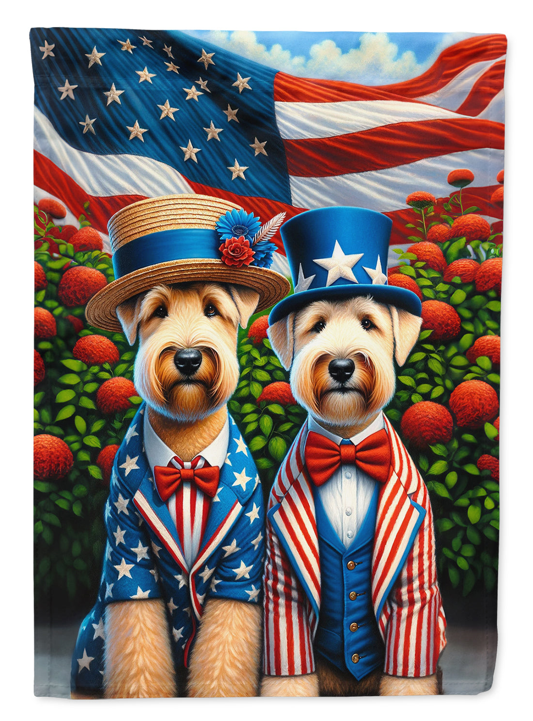 Buy this All American Wheaten Terrier Garden Flag