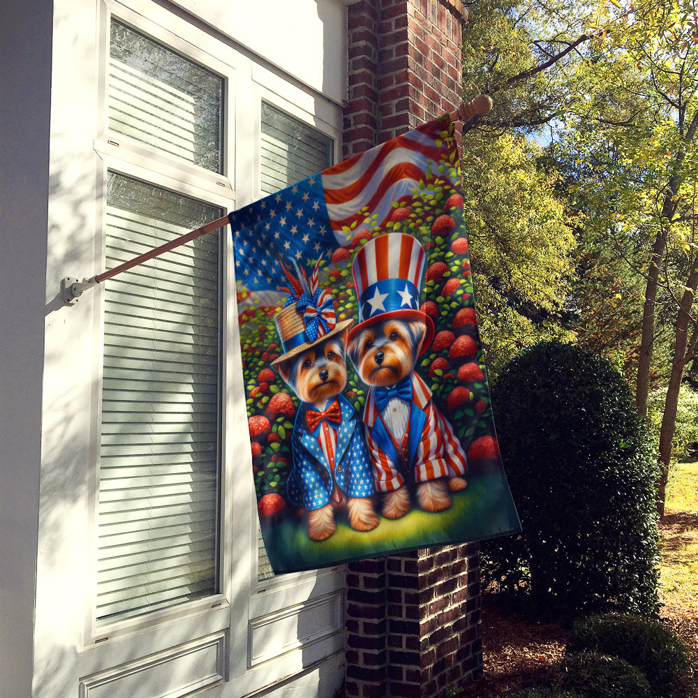 Buy this All American Yorkshire Terrier House Flag