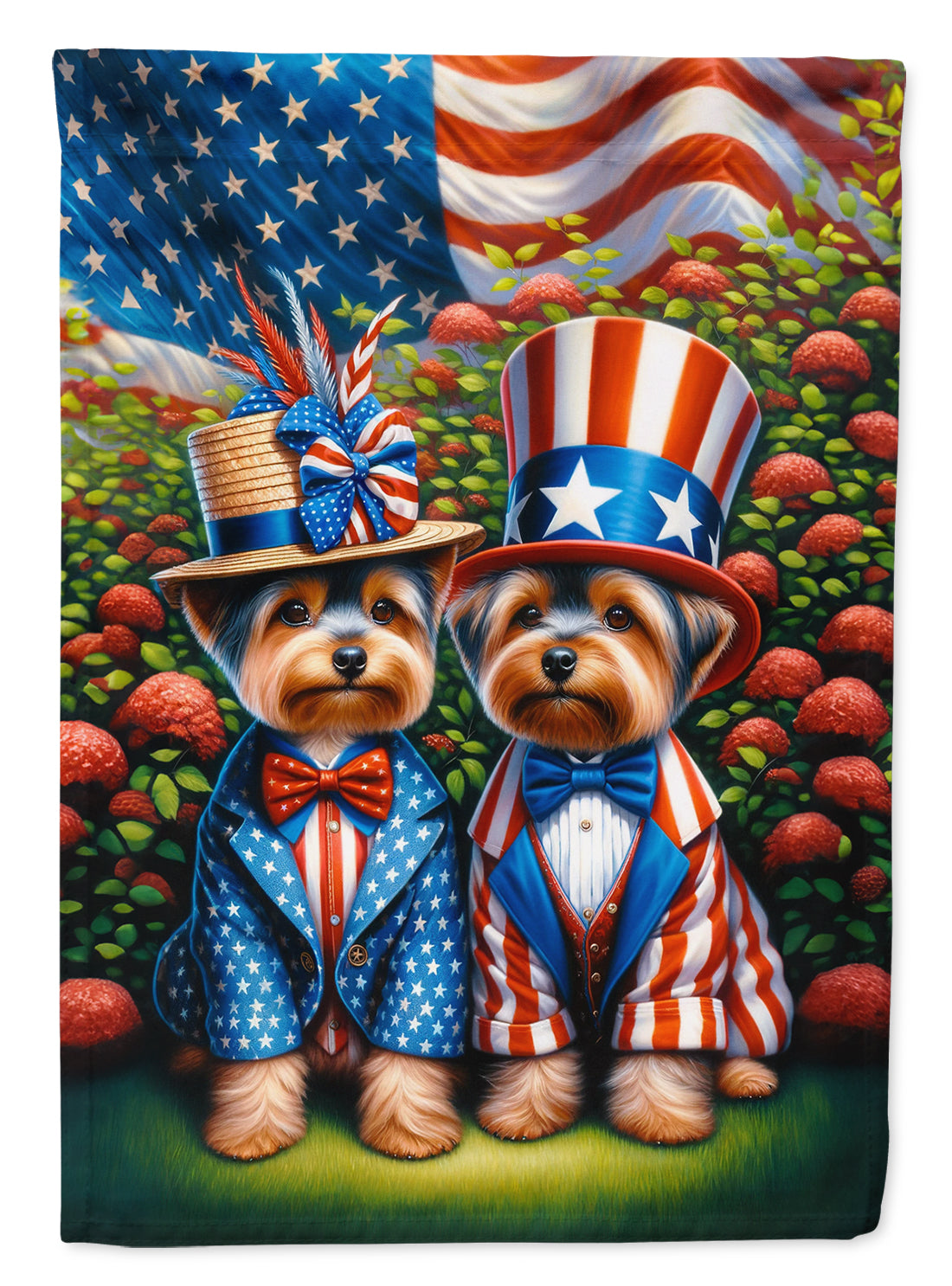 Buy this All American Yorkshire Terrier Garden Flag