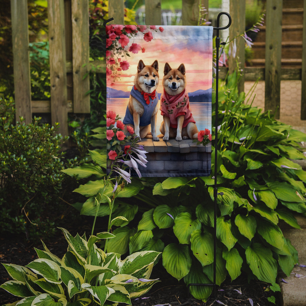 Buy this Akita Two Hearts Garden Flag