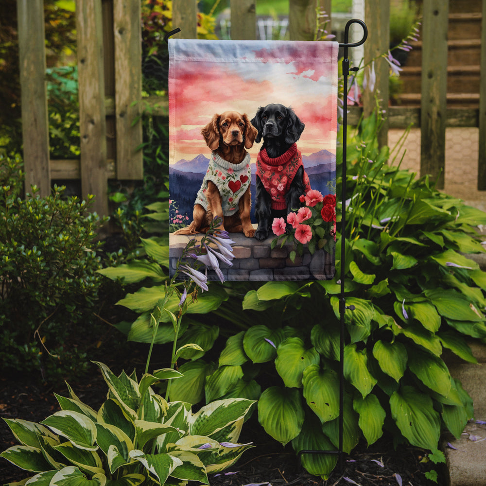 Buy this Cocker Spaniel Two Hearts Garden Flag