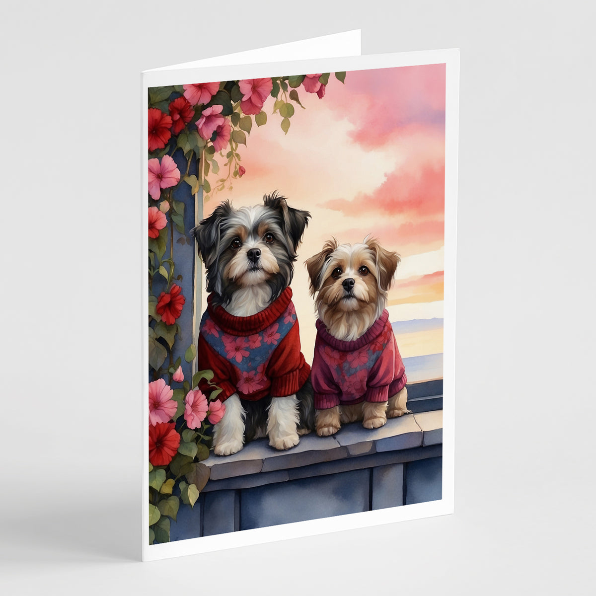 Buy this Havanese Two Hearts Greeting Cards Pack of 8