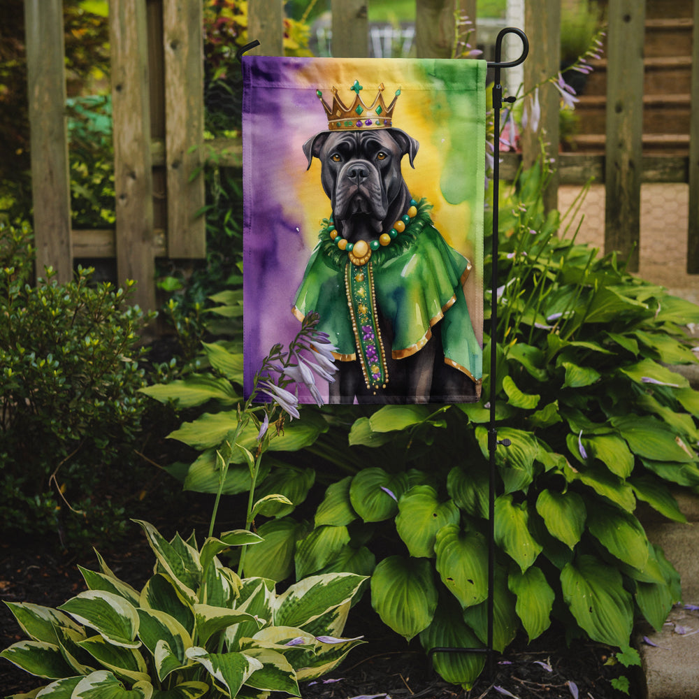 Buy this Cane Corso King of Mardi Gras Garden Flag