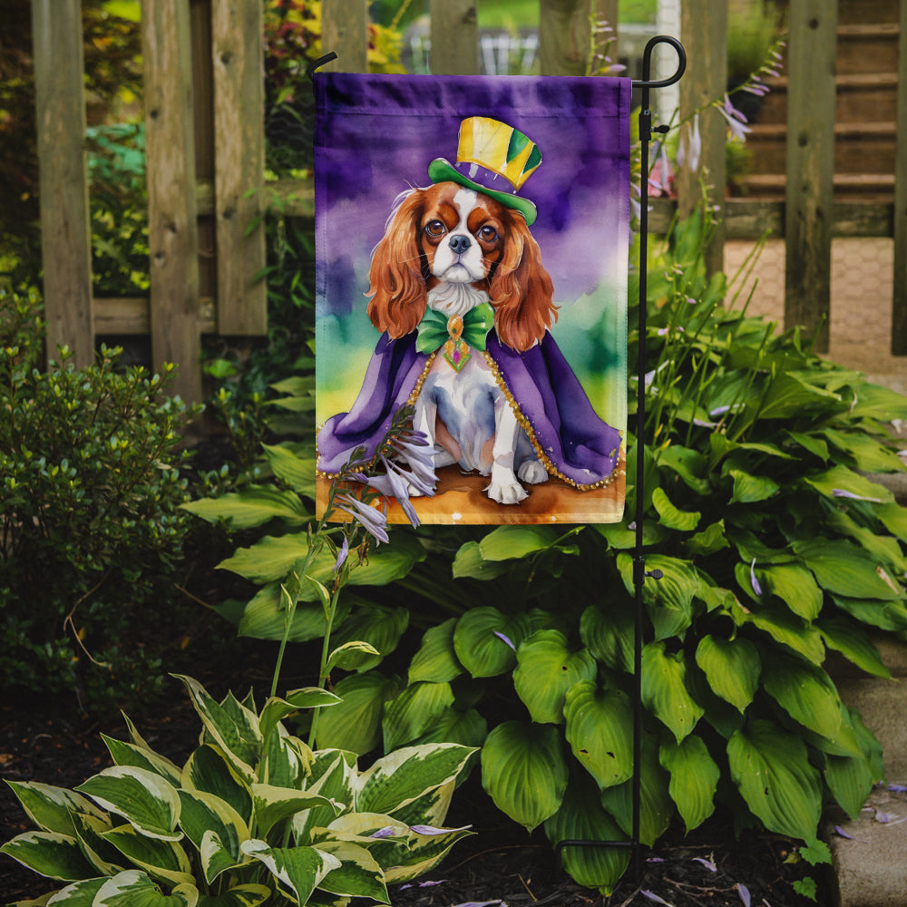 Buy this Cavalier Spaniel King of Mardi Gras Garden Flag