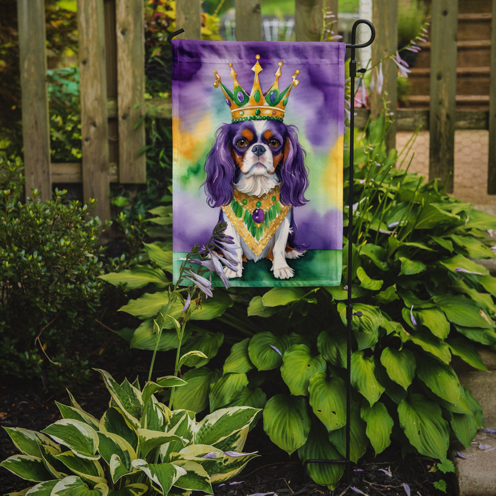 Buy this Cavalier Spaniel King of Mardi Gras Garden Flag