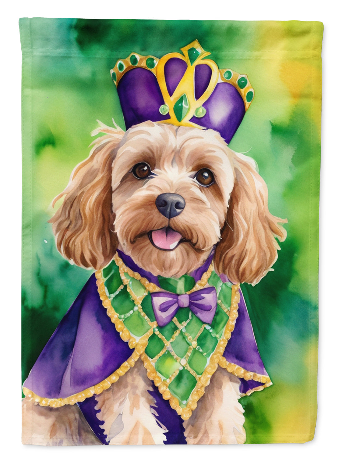 Buy this Cockapoo King of Mardi Gras House Flag