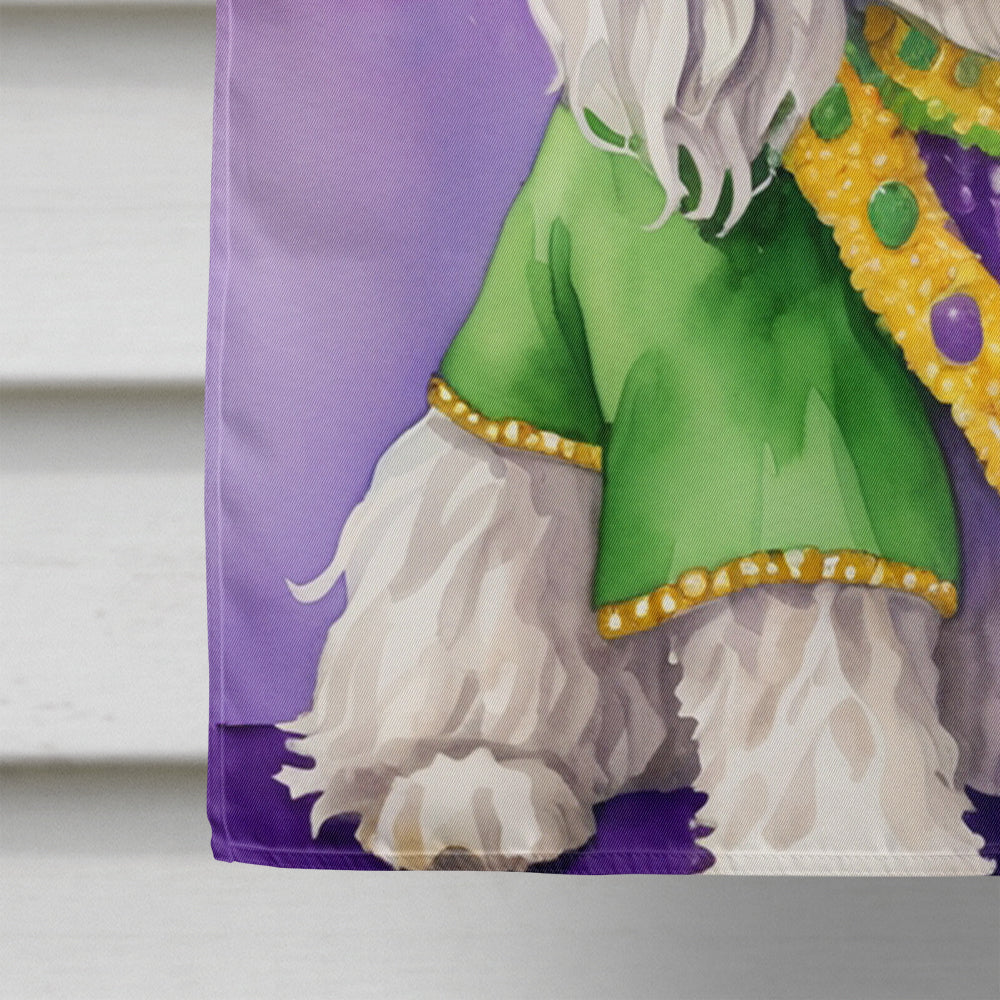 Komondor King of Mardi Gras House Flag