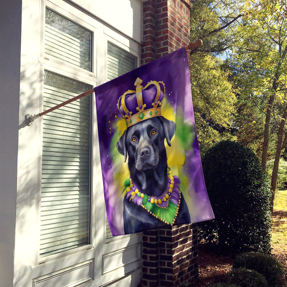 Buy this Labrador Retriever King of Mardi Gras House Flag