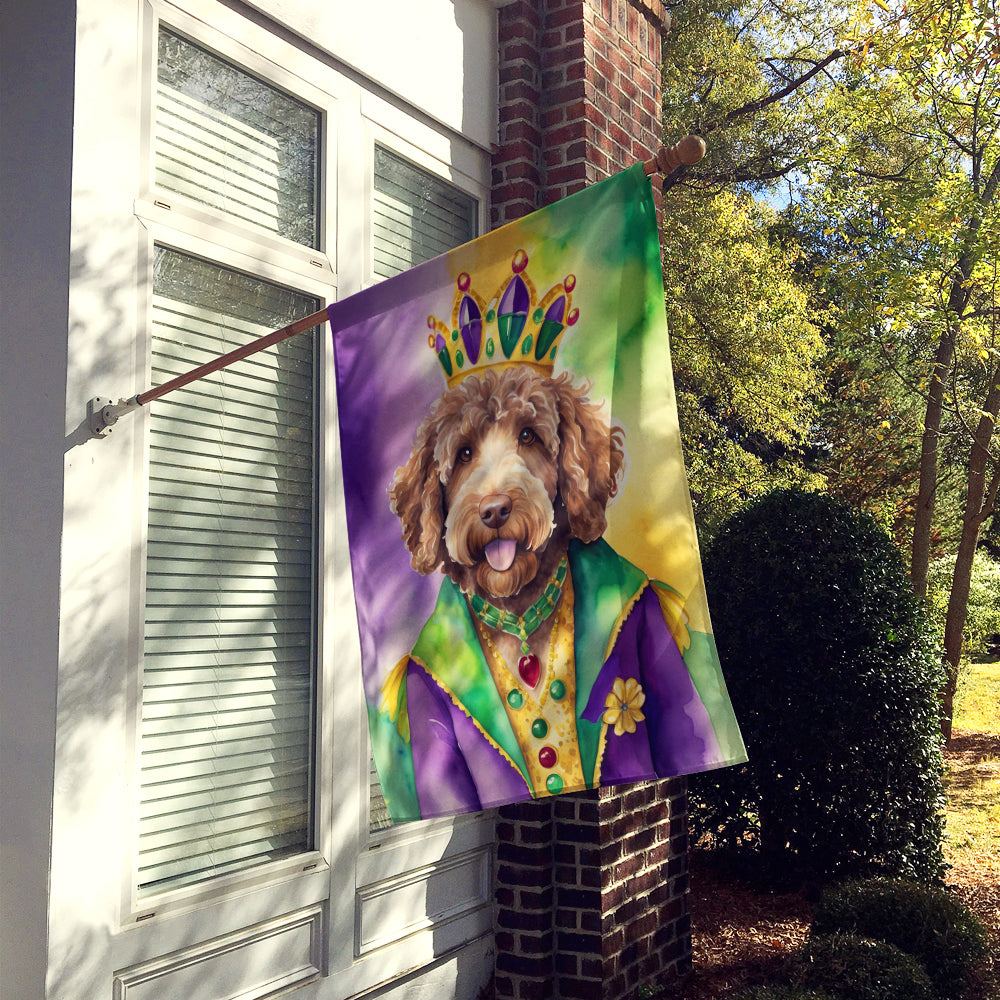 Buy this Labradoodle King of Mardi Gras House Flag