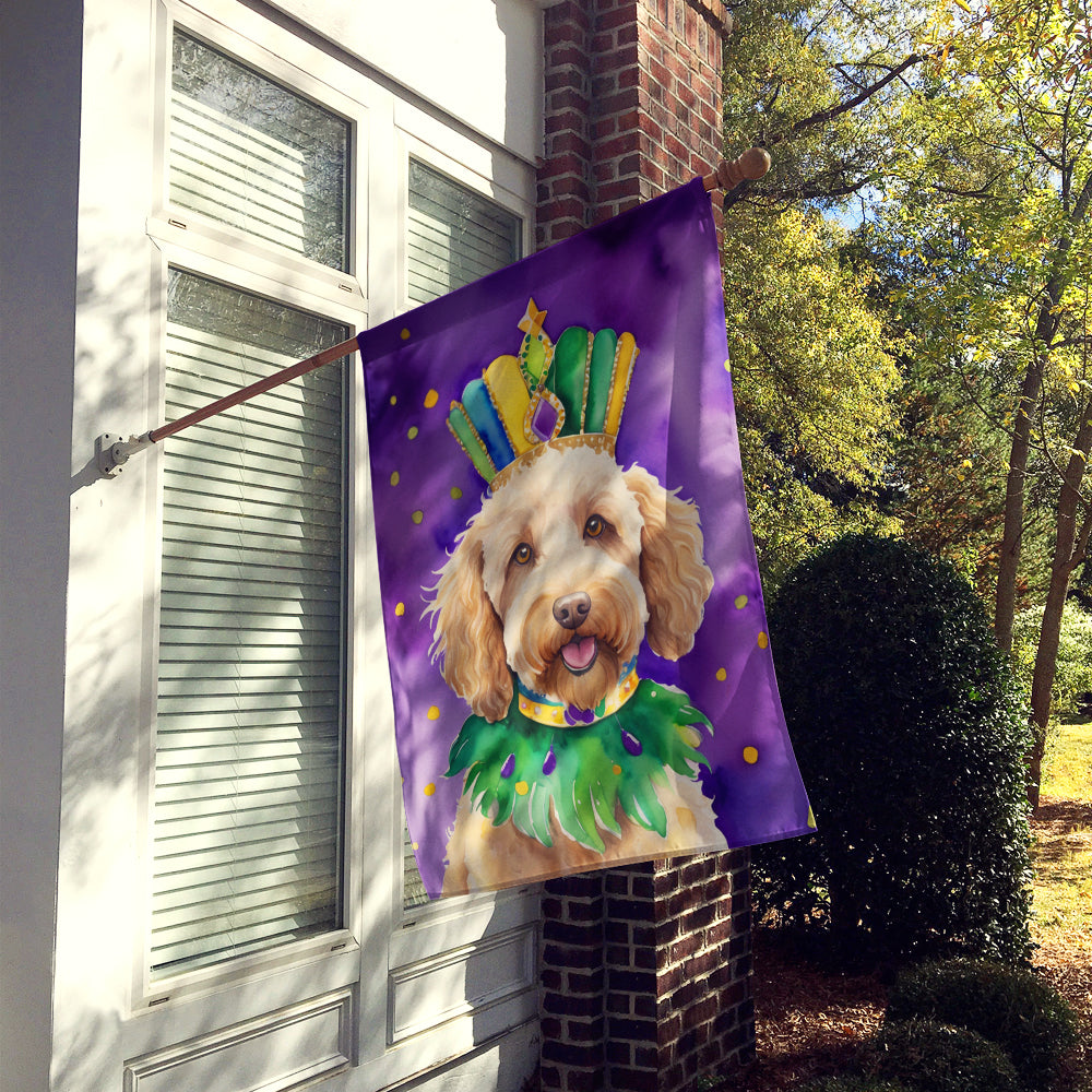 Buy this Labradoodle King of Mardi Gras House Flag