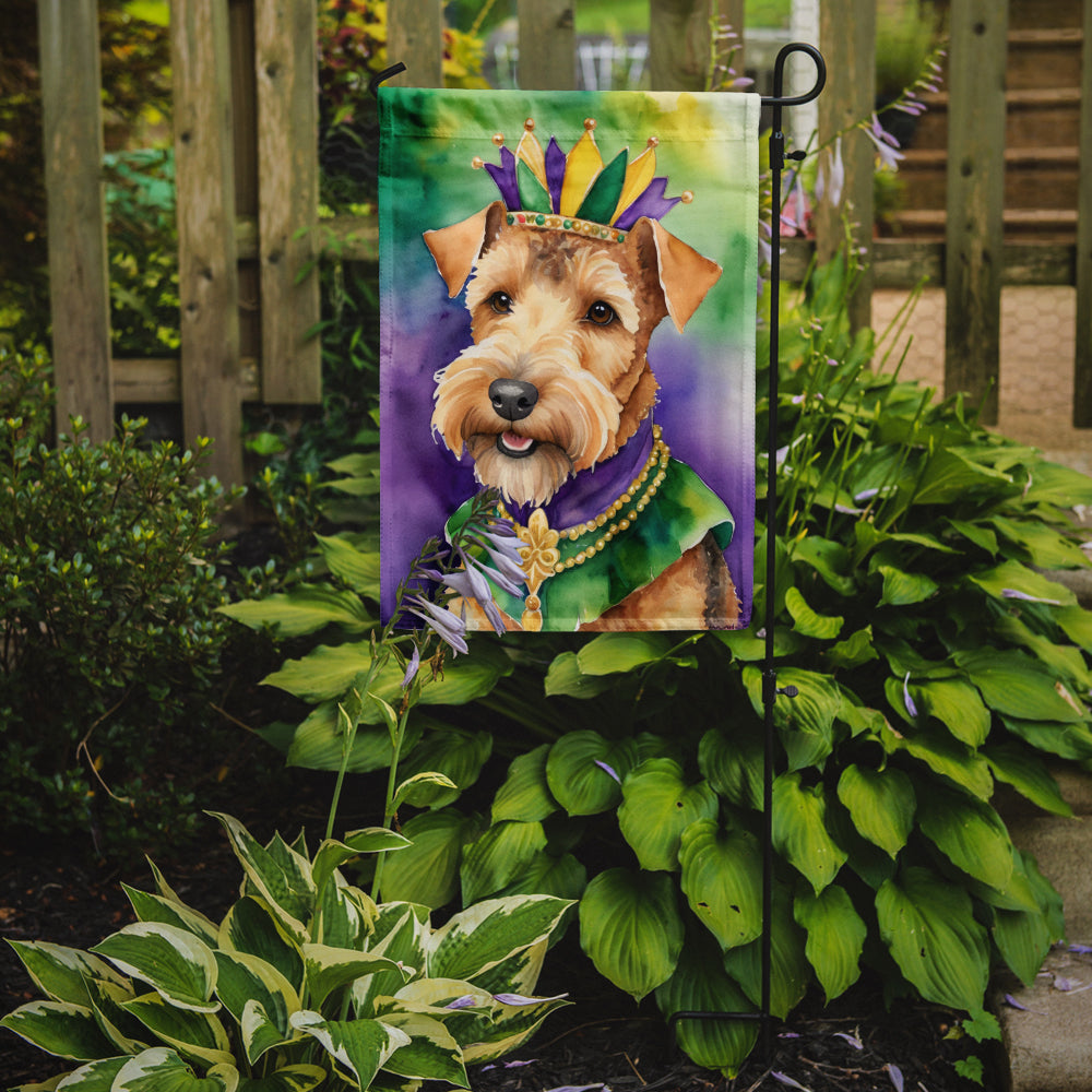 Buy this Lakeland Terrier King of Mardi Gras Garden Flag