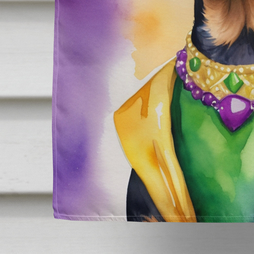 Manchester Terrier King of Mardi Gras House Flag