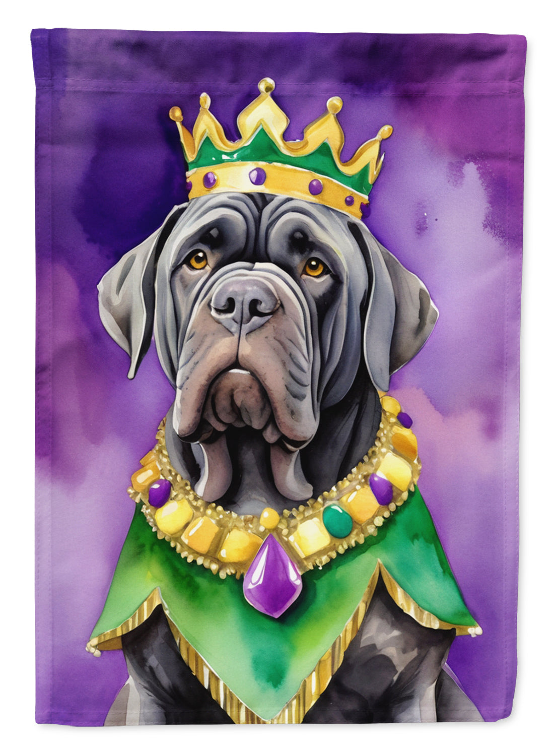 Buy this Neapolitan Mastiff King of Mardi Gras House Flag