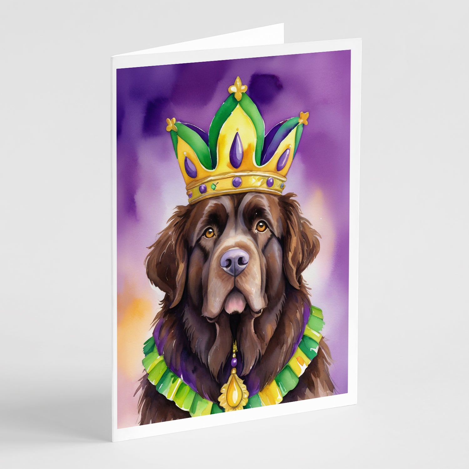 Buy this Newfoundland King of Mardi Gras Greeting Cards Pack of 8