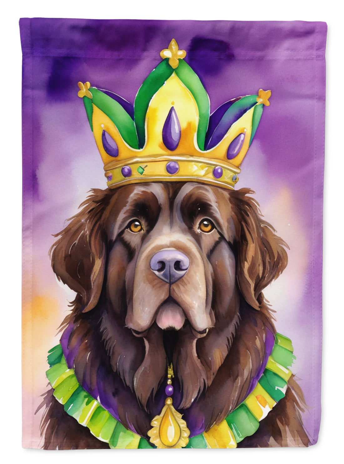 Buy this Newfoundland King of Mardi Gras Garden Flag