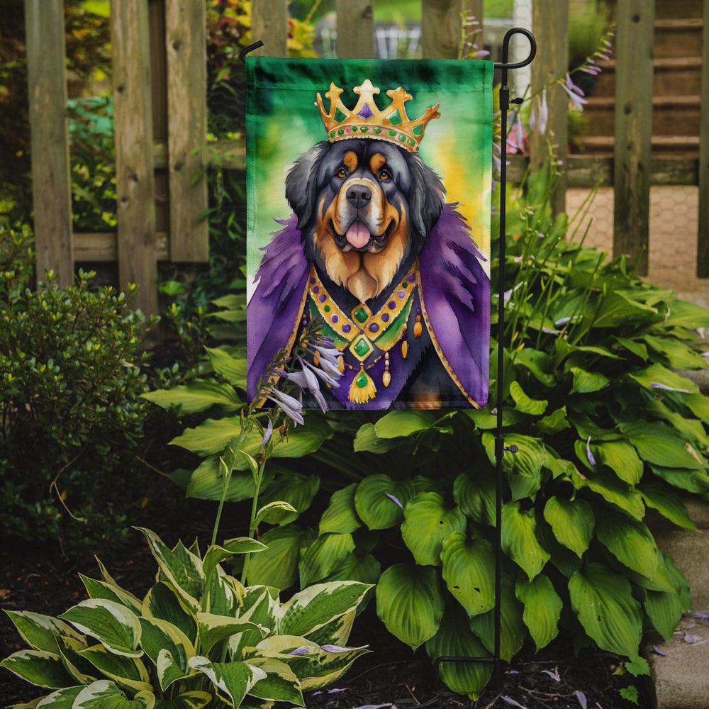 Buy this Tibetan Mastiff King of Mardi Gras Garden Flag