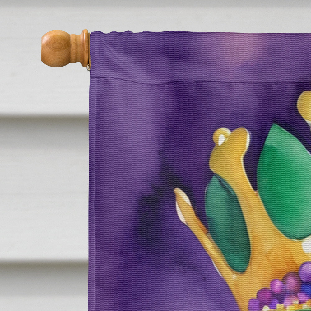 Vizsla King of Mardi Gras House Flag