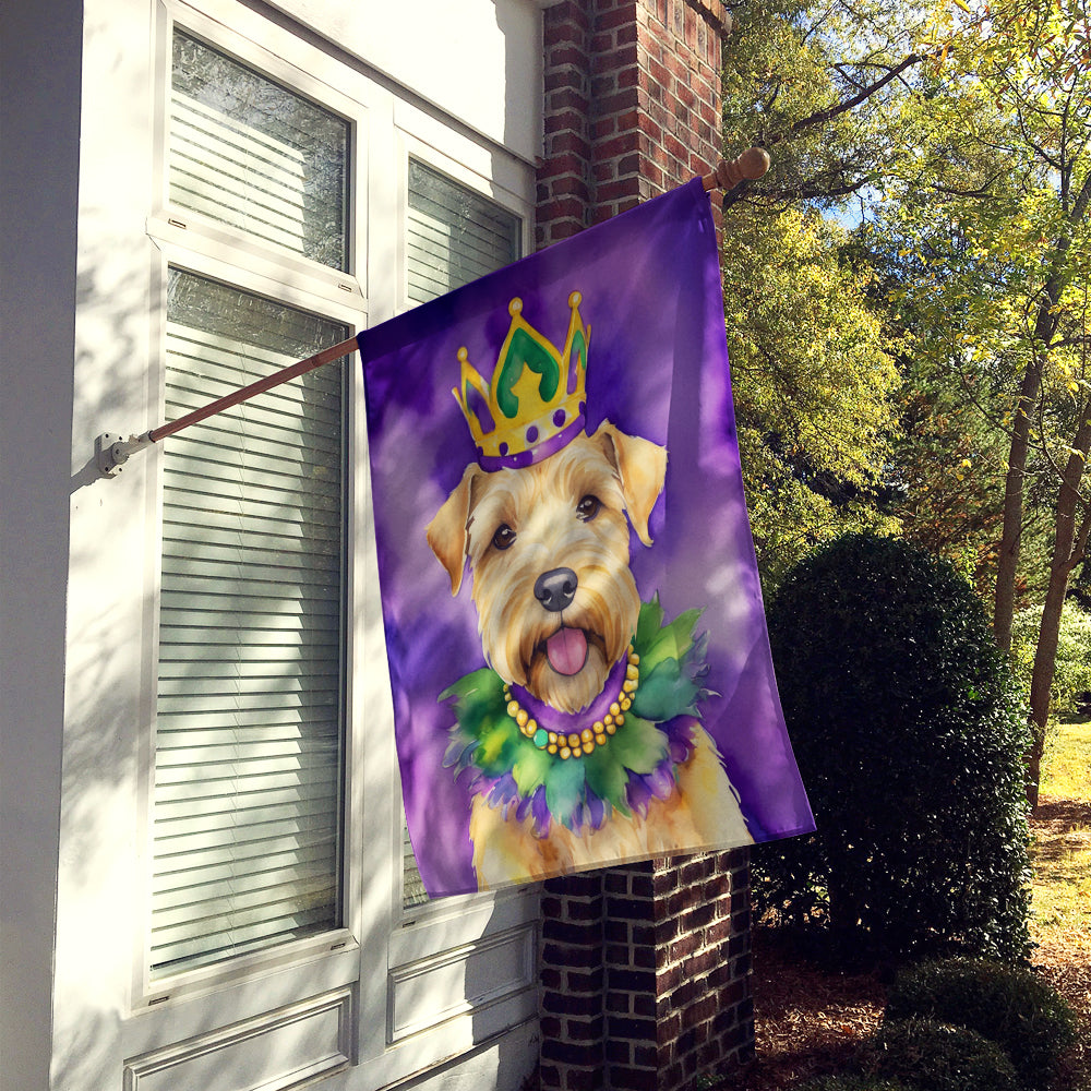 Buy this Wheaten Terrier King of Mardi Gras House Flag