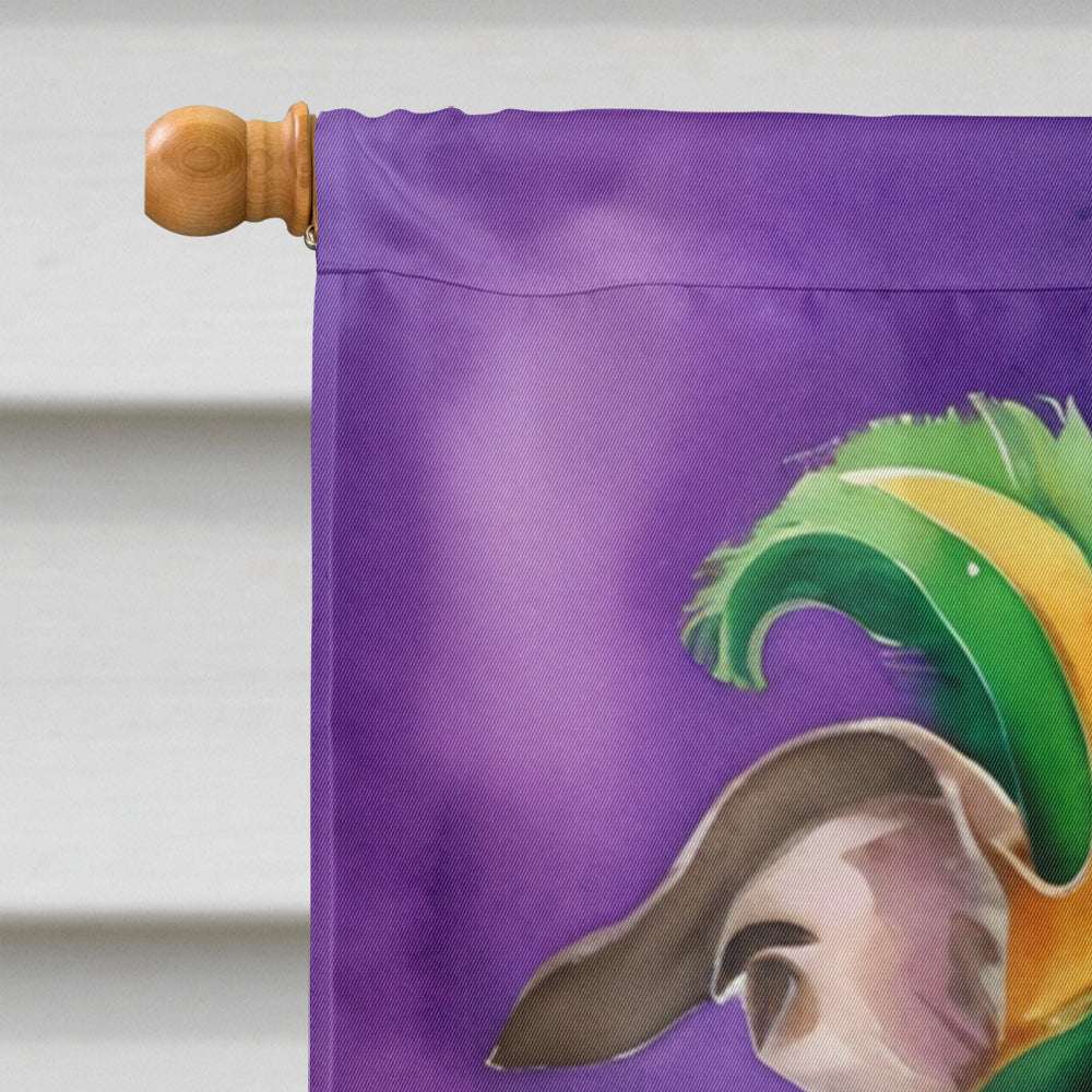 Whippet King of Mardi Gras House Flag