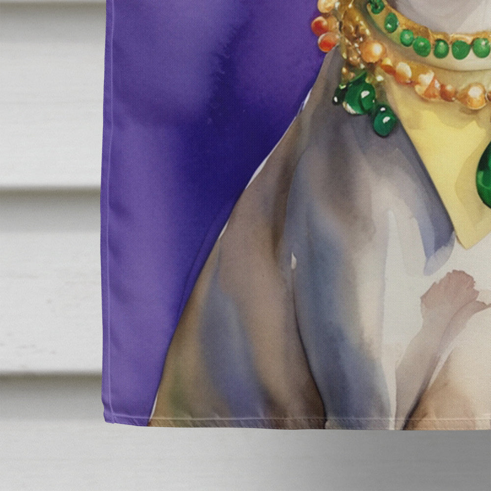 Whippet King of Mardi Gras House Flag