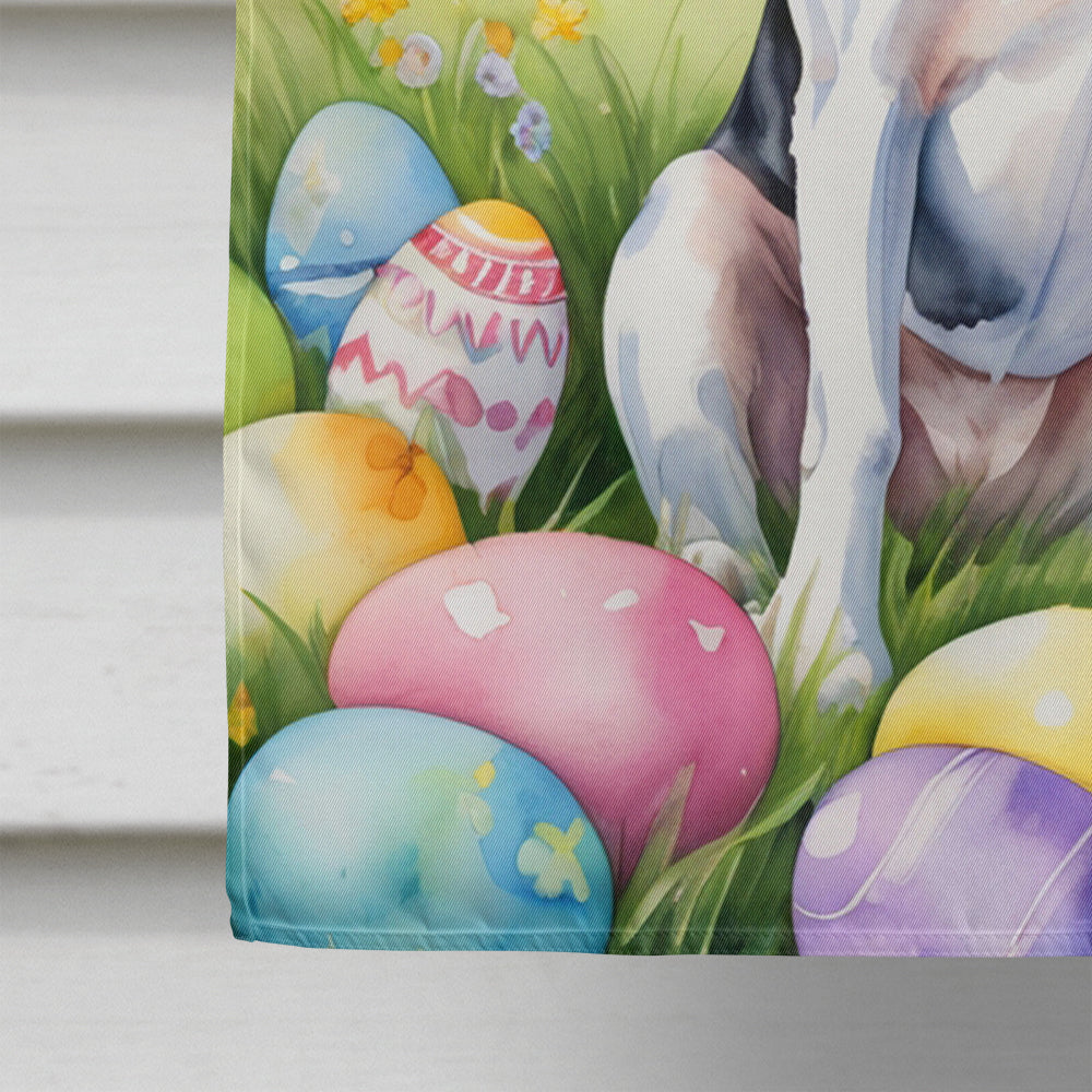 American English Coonhound Easter Egg Hunt House Flag