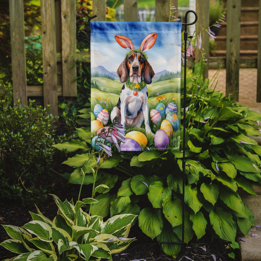 American English Coonhound Easter Egg Hunt Garden Flag