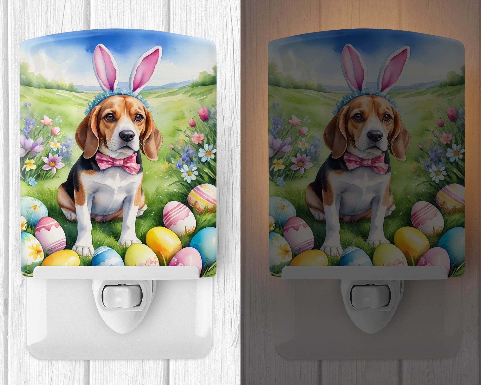 Buy this Beagle Easter Egg Hunt Ceramic Night Light