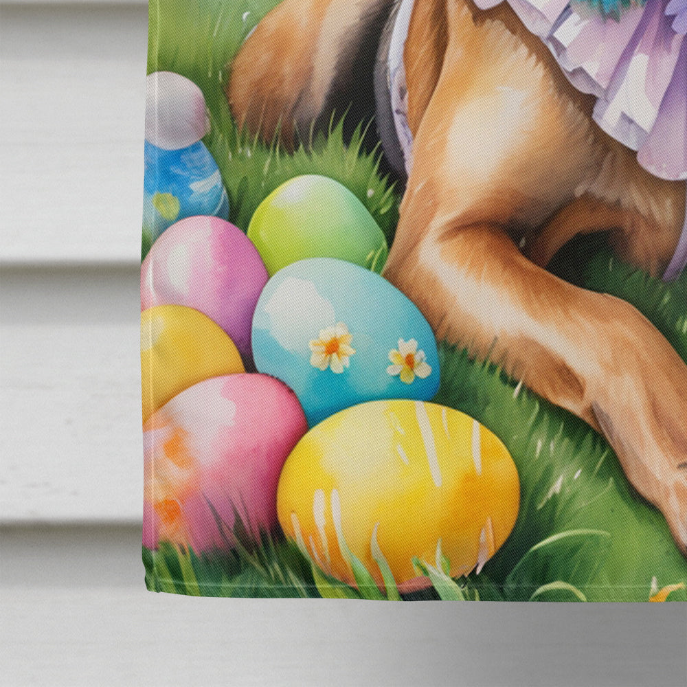 Belgian Malinois Easter Egg Hunt House Flag