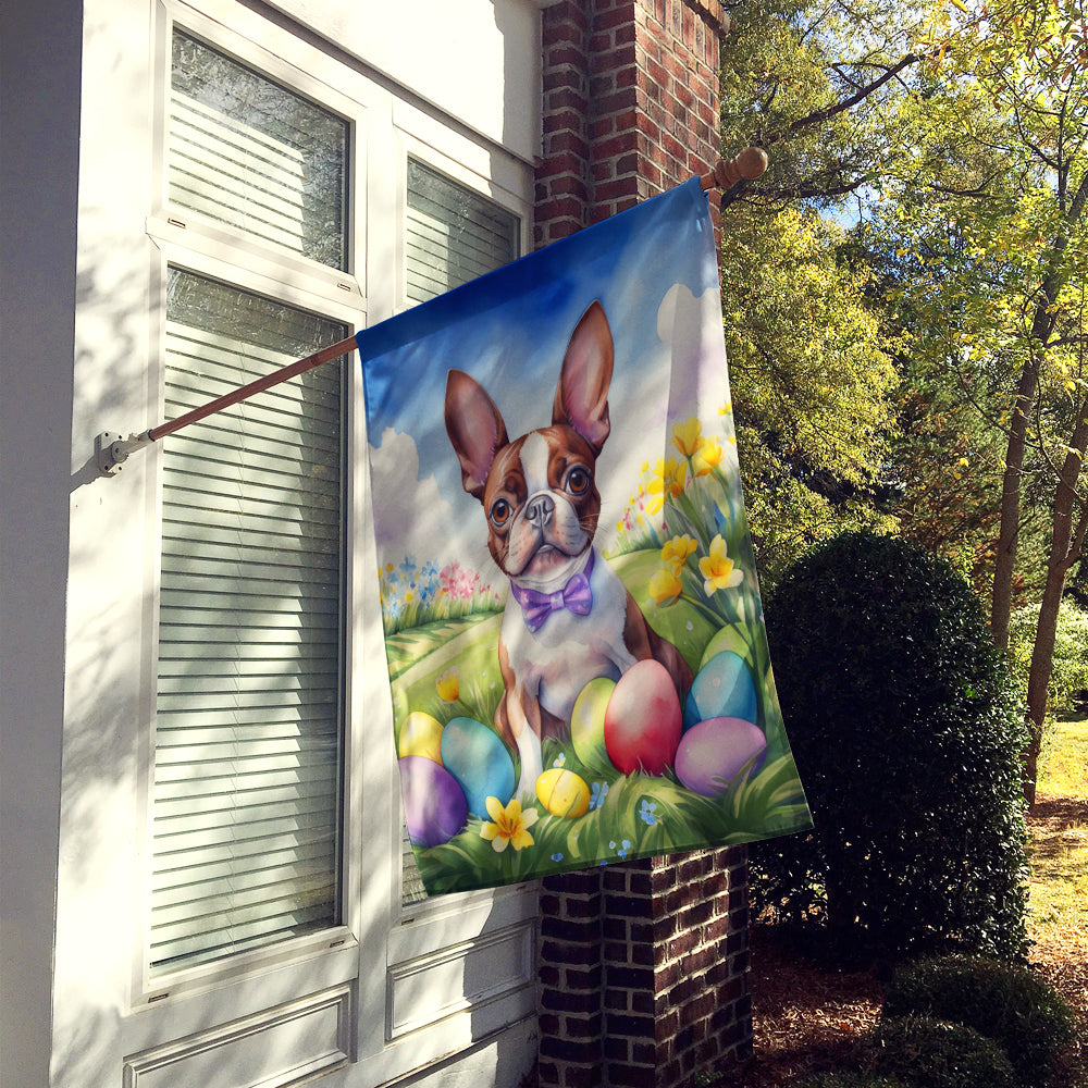 Buy this Boston Terrier Easter Egg Hunt House Flag