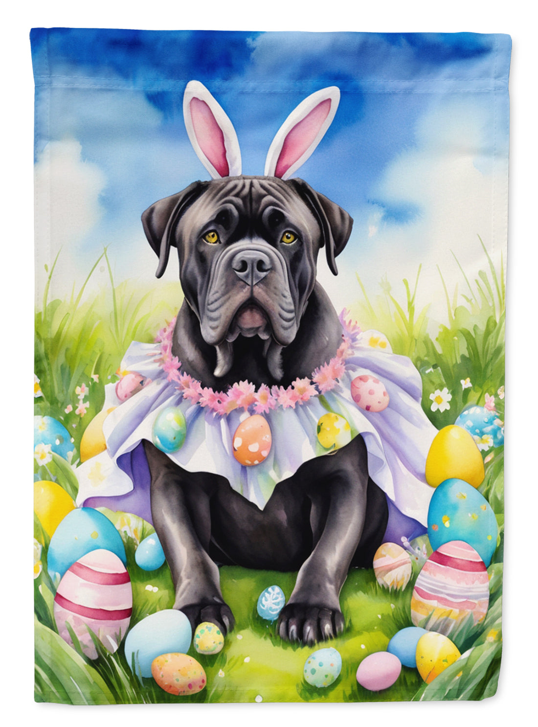 Buy this Cane Corso Easter Egg Hunt Garden Flag