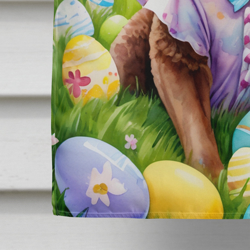 Chesapeake Bay Retriever Easter Egg Hunt House Flag