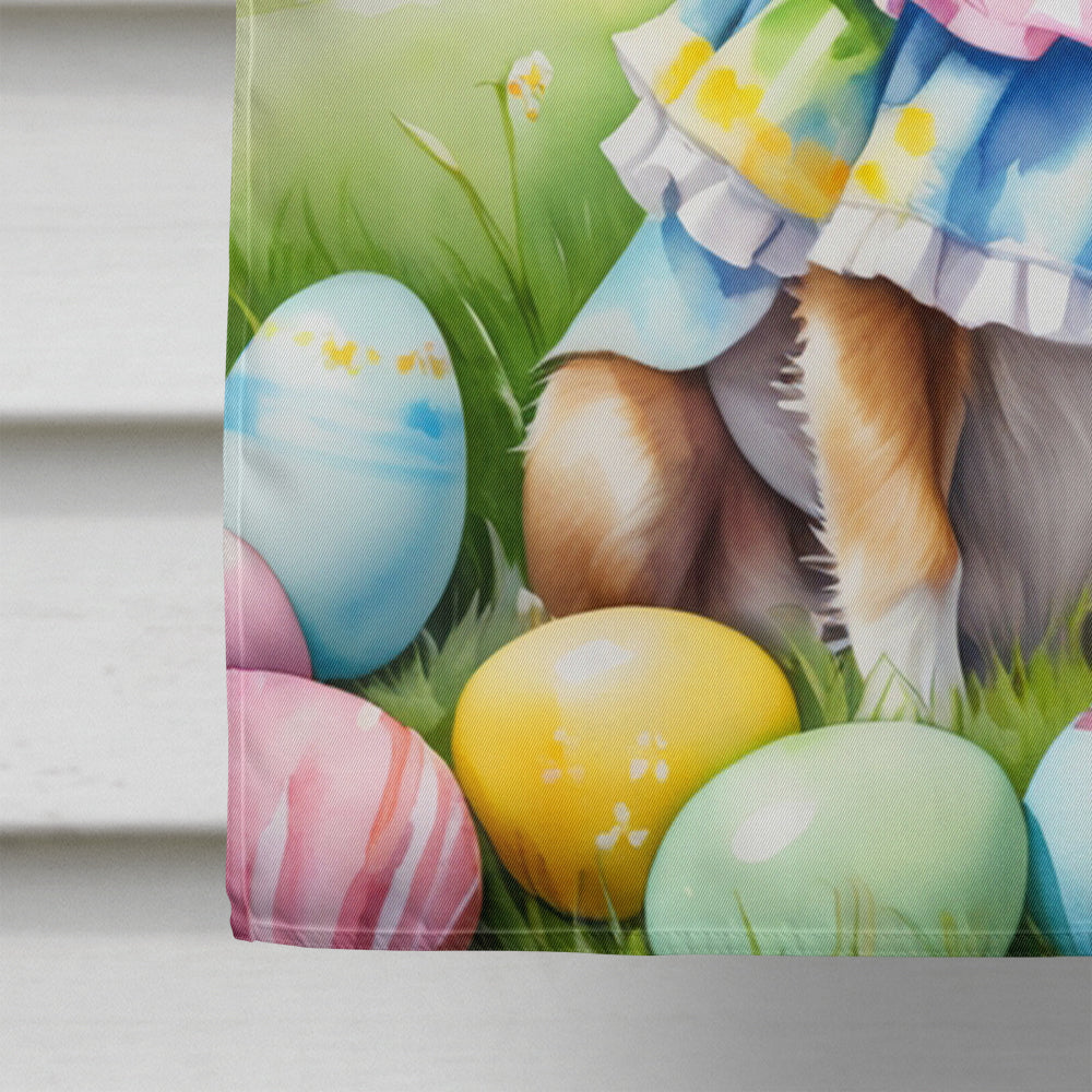 Chihuahua Easter Egg Hunt House Flag