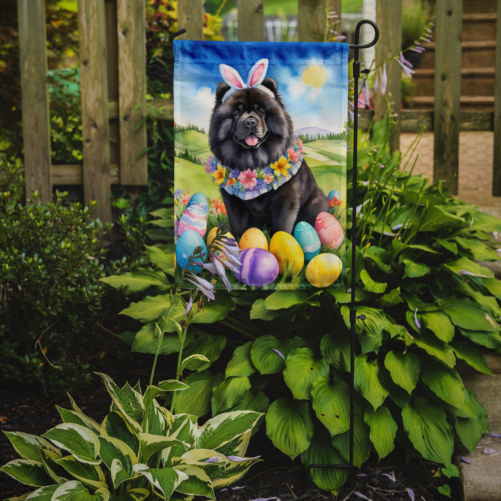 Buy this Chow Chow Easter Egg Hunt Garden Flag