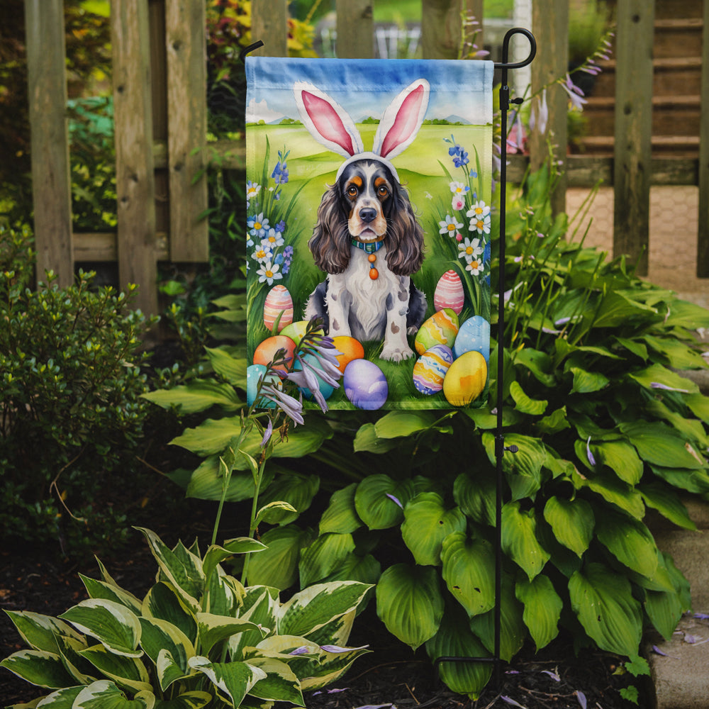 Cocker Spaniel Easter Egg Hunt Garden Flag