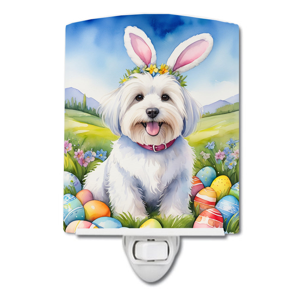 Buy this Coton de Tulear Easter Egg Hunt Ceramic Night Light