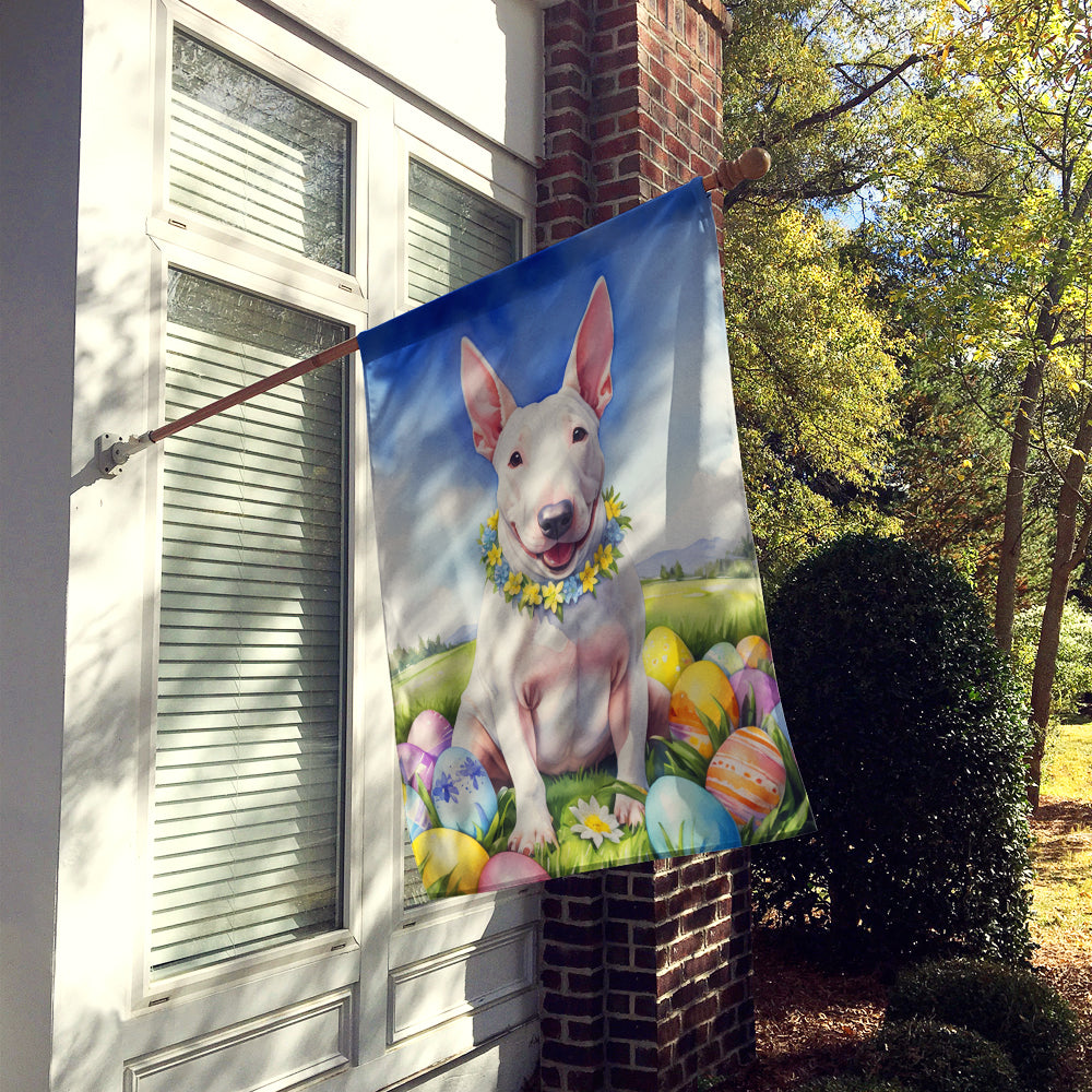 Buy this English Bull Terrier Easter Egg Hunt House Flag