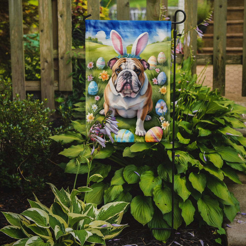 Buy this English Bulldog Easter Egg Hunt Garden Flag