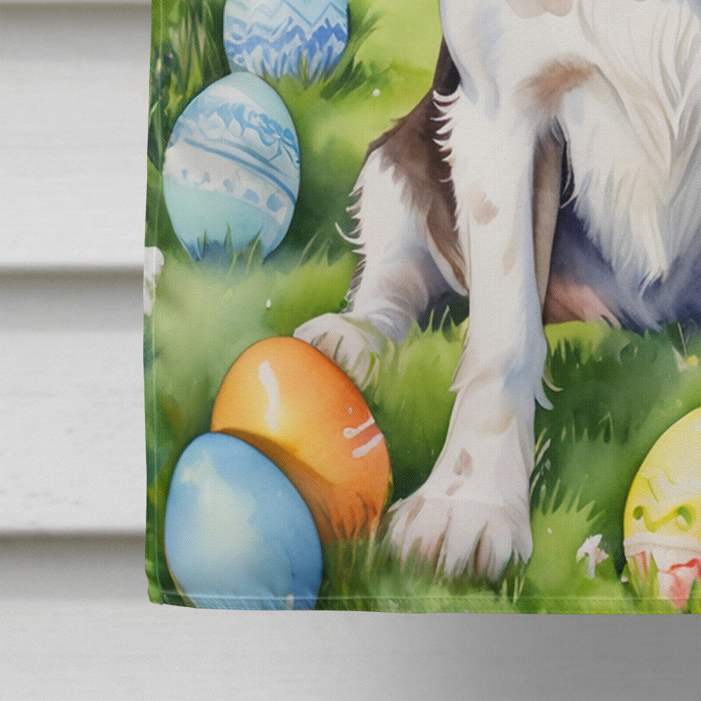 English Springer Spaniel Easter Egg Hunt House Flag