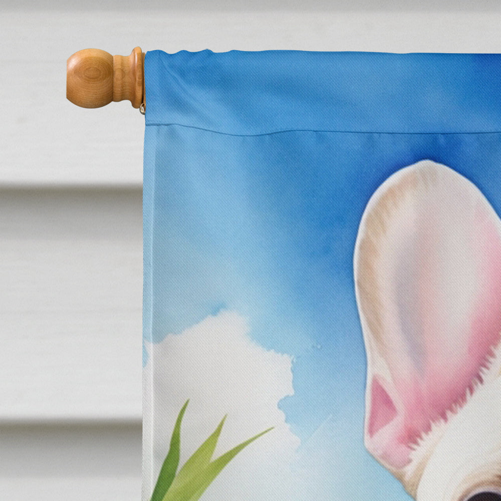 French Bulldog Easter Egg Hunt House Flag