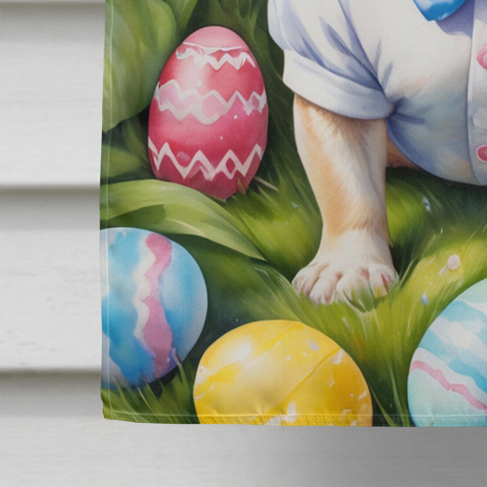 French Bulldog Easter Egg Hunt House Flag