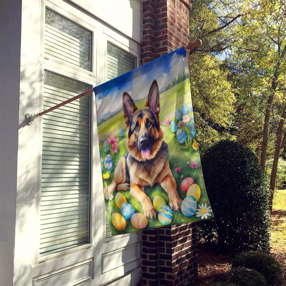 Buy this German Shepherd Easter Egg Hunt House Flag